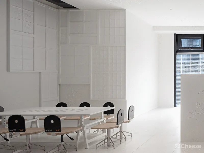 MEIYI 英皇儿童艺术学院 随时序流动的空间画布