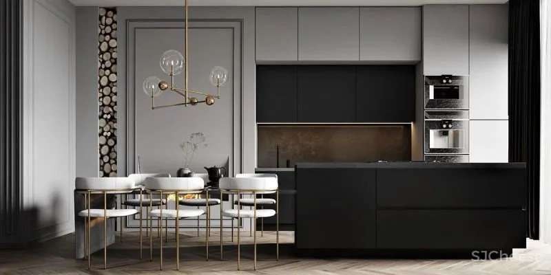 黑白缄默简约沉稳家居内饰