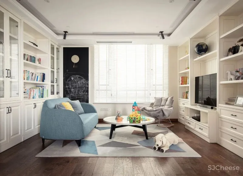 简约美式，浪漫不失温馨的优雅美居 漾设计