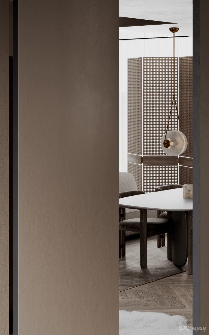 原木风也能打造出轻奢感,这个两居室连最小细节都让人惊艳