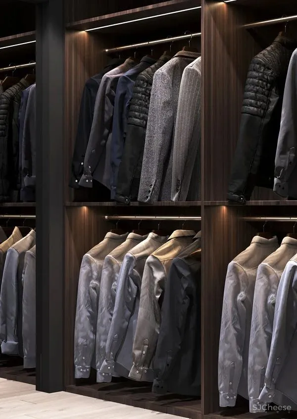 98.3㎡三居室,深色美宅!