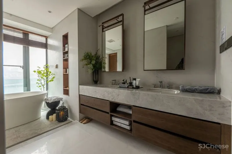 李玮珉力作 重庆千万级豪宅「万科.锦绣滨江」样板间效果图和实景照片