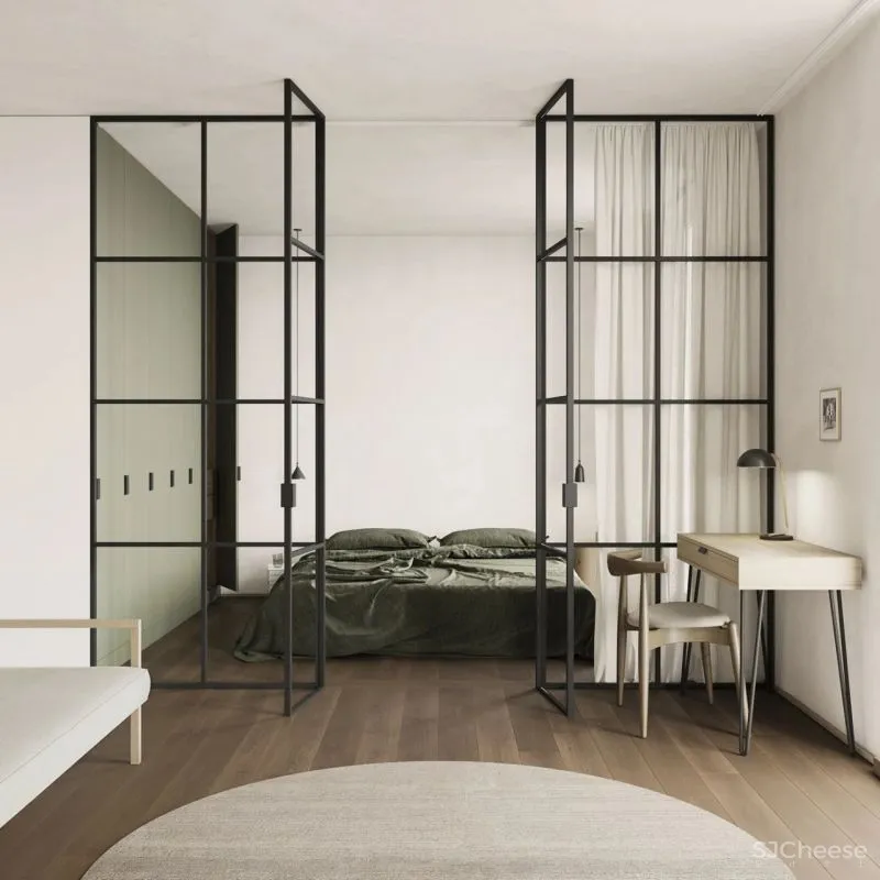 莫兰迪红,橄榄绿......简约空间的色彩之美