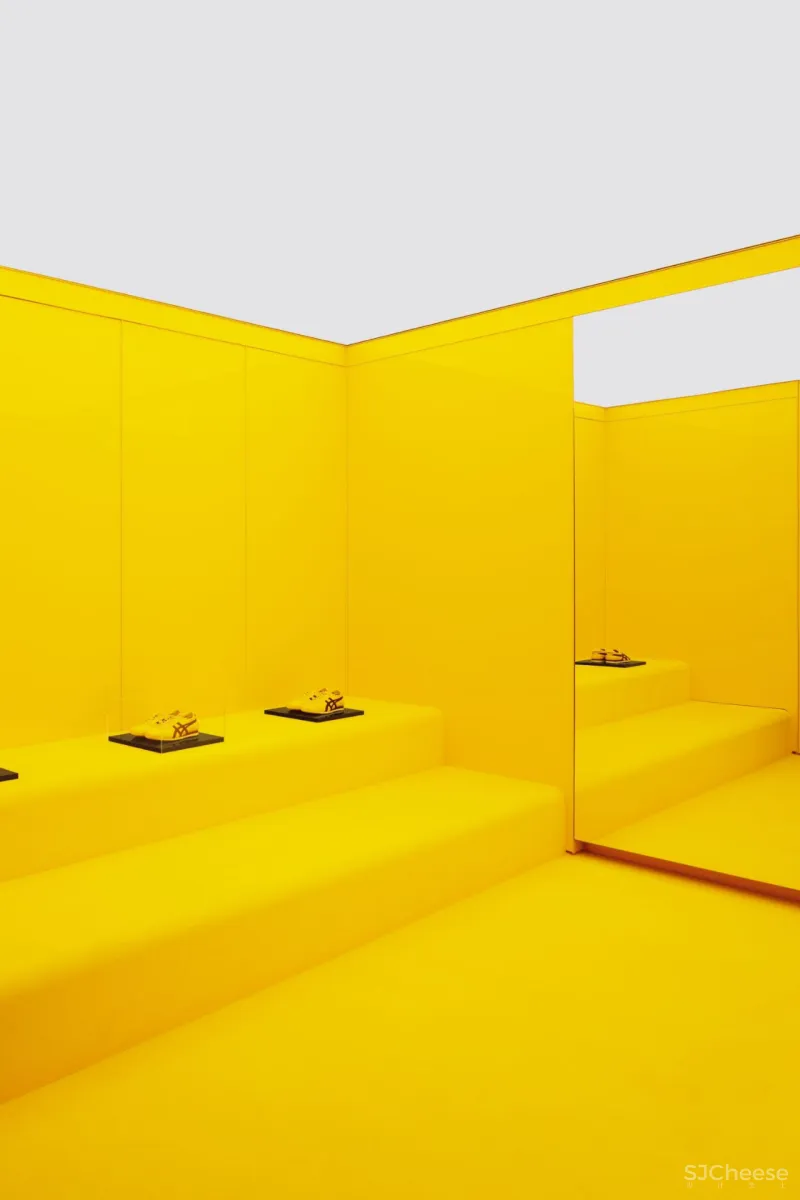 运动鞋品牌Onitsuka Tiger(鬼塚虎),米兰旗舰店设计