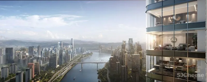 李玮珉力作 重庆千万级豪宅「万科.锦绣滨江」样板间效果图和实景照片