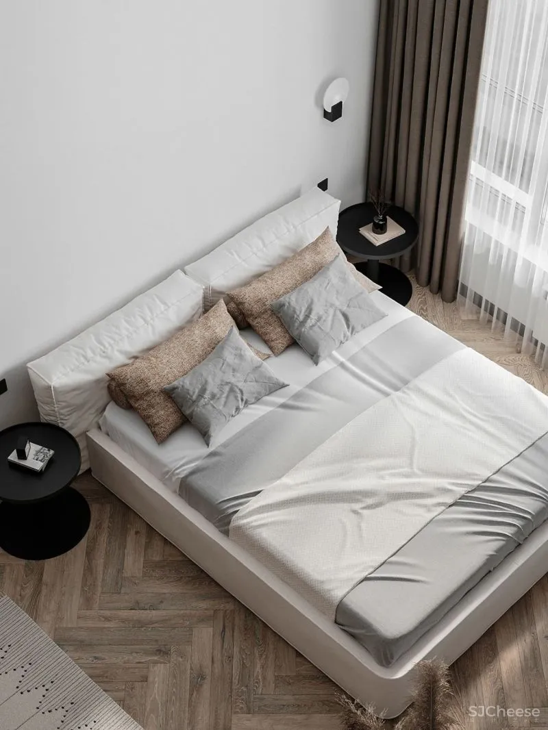 简约风小公寓,卧室隔断这样装立马多间小书房!