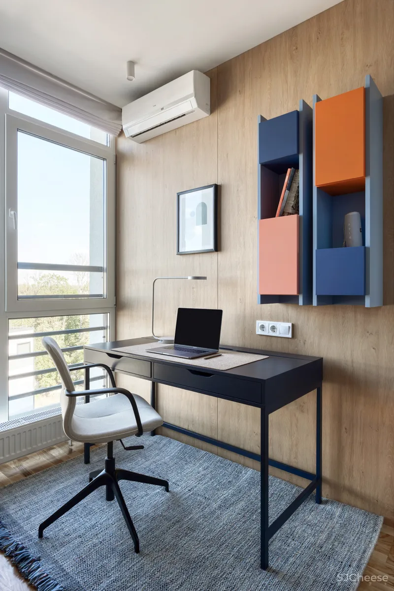 75㎡ 两房两厅，一体式橱柜这样用，收纳超多又显大