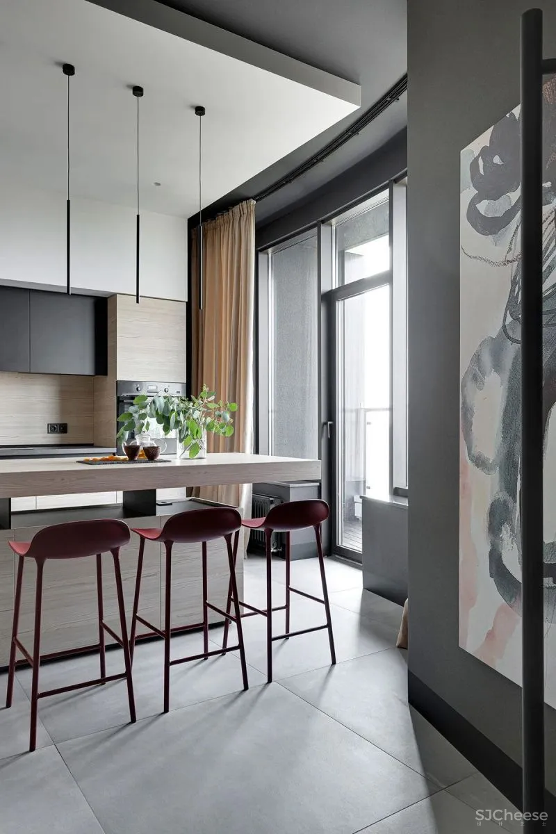 这是一个被拯救的空间,60平米的怪异格局大翻身