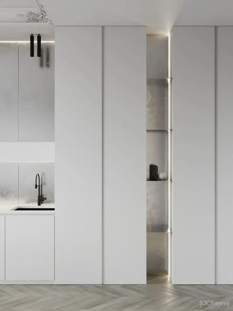 石膏线 极简白,美的不可方物!