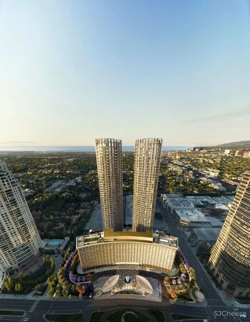 贝聿铭、Yabu雅布、Gensler...联合操刀:洛杉矶世纪广场「费尔蒙酒店」