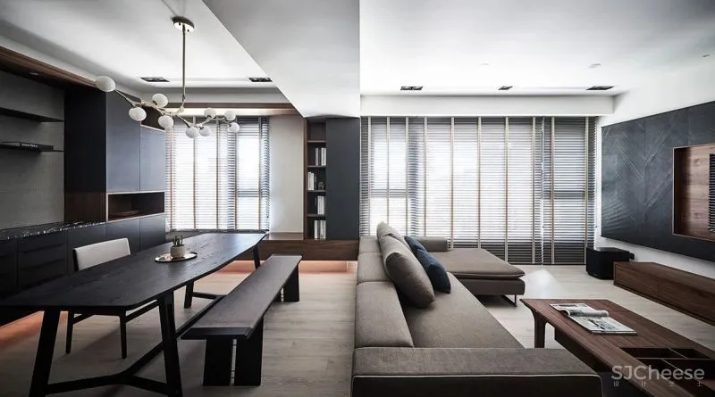 台式高级灰设计,质感空间!