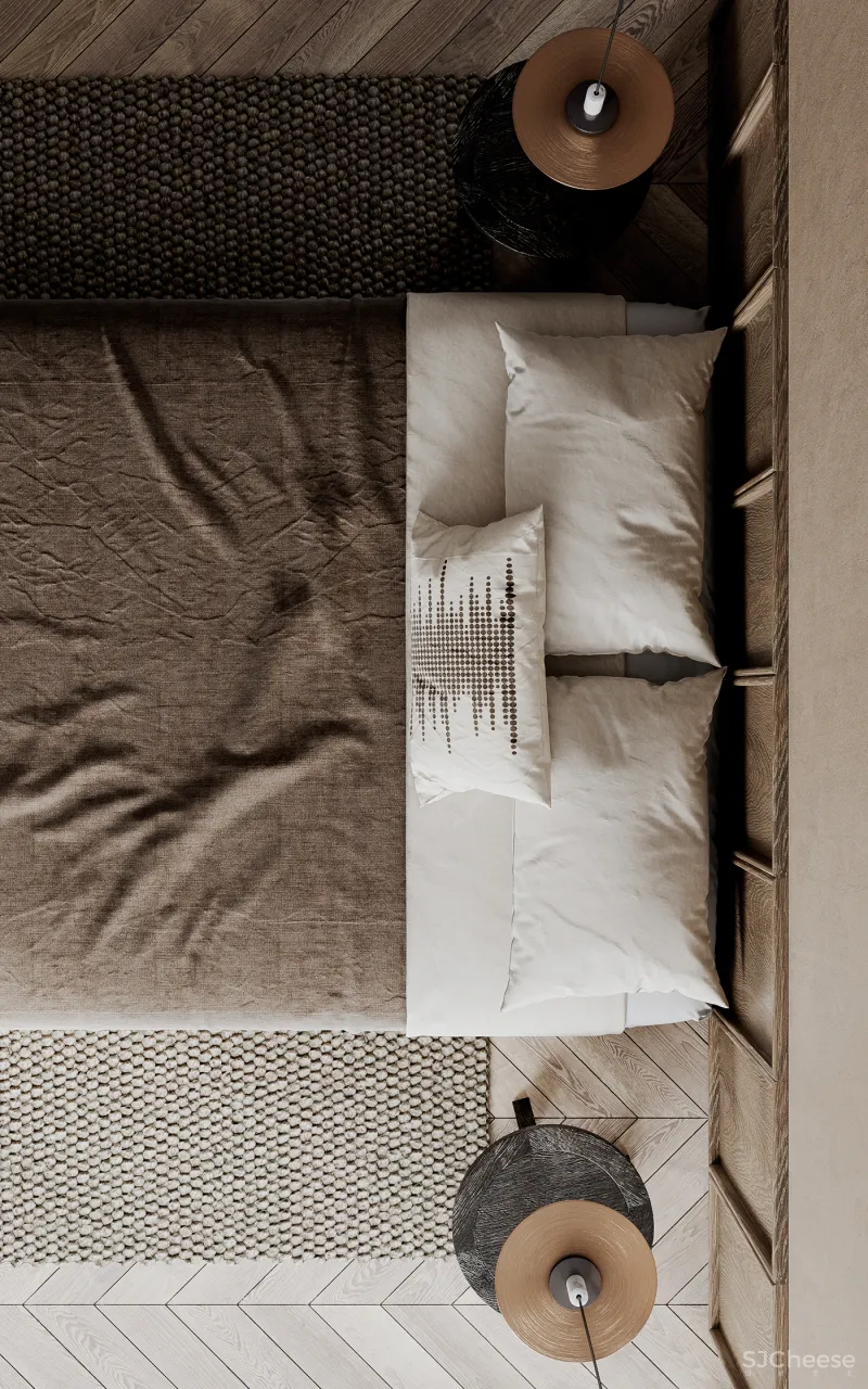 原木风也能打造出轻奢感,这个两居室连最小细节都让人惊艳