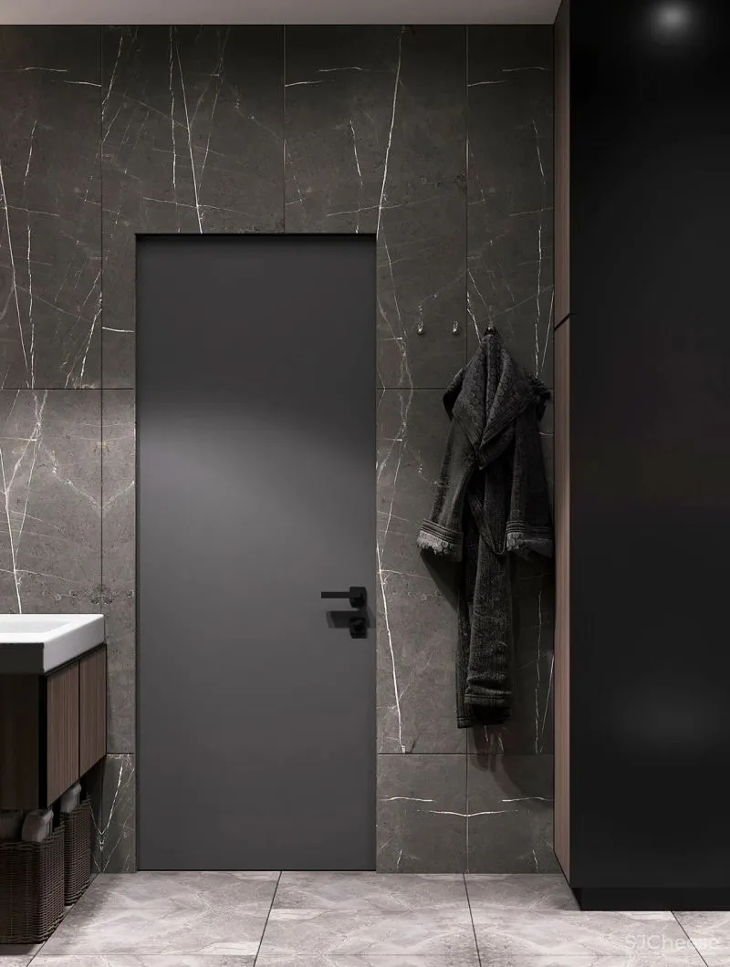 98.3㎡三居室,深色美宅!