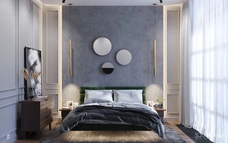 钴蓝色点燃空间气质