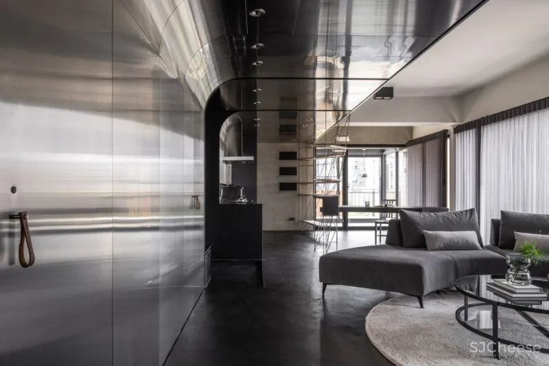 简约工业风住宅，这个材质太有质感了！
