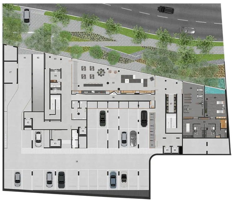 每个户型都有超大泳池,任何大平层跟它比都弱爆了!