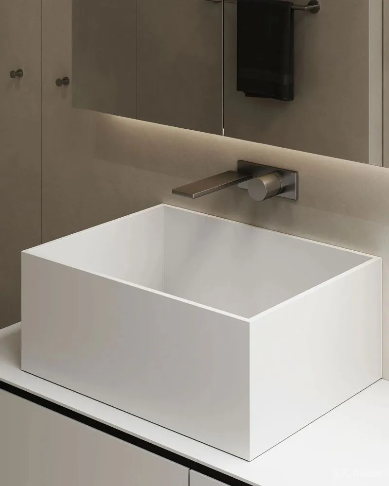 微水泥与木饰面,无限放大的高级感