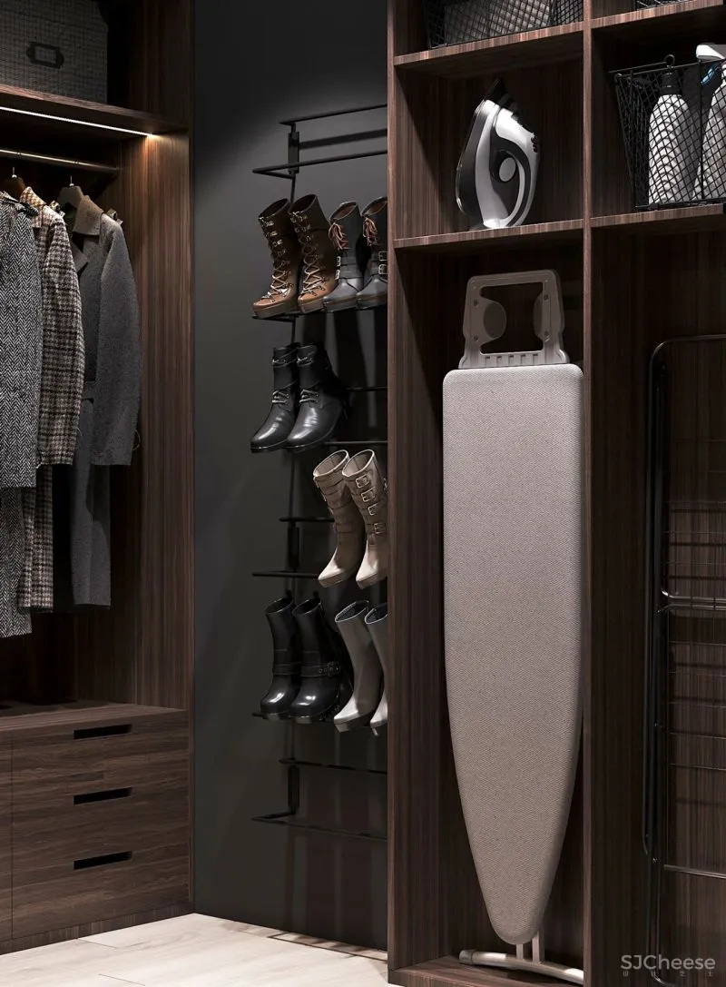 98.3㎡三居室,深色美宅!