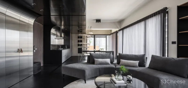 简约工业风住宅，这个材质太有质感了！