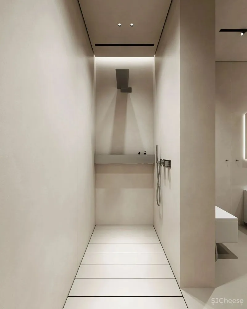 微水泥与木饰面,无限放大的高级感