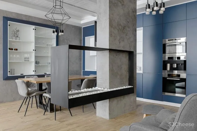 这3个蓝色调小家,敢于打破常规,自然不平常!