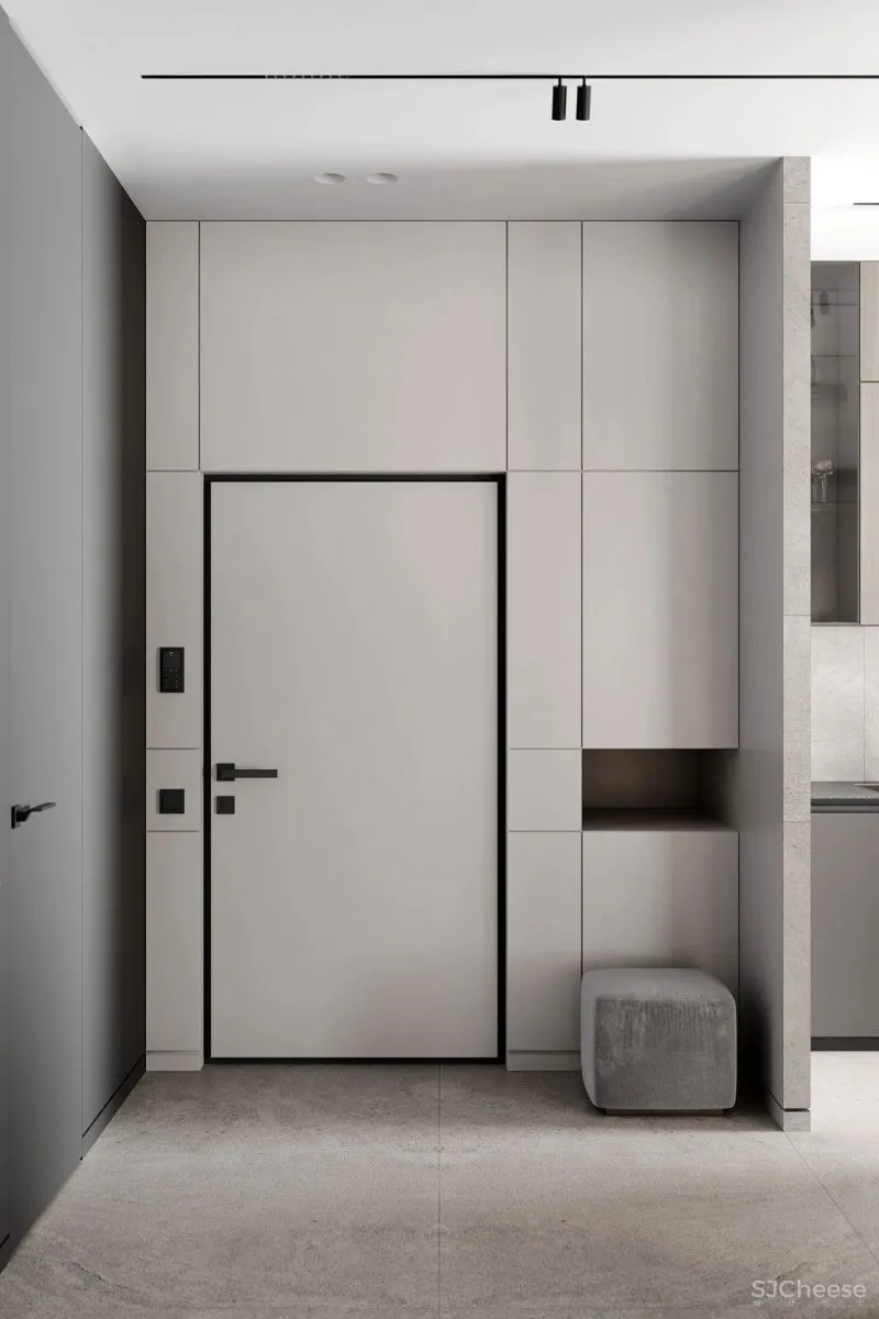 黑与白搭档的轻奢空间