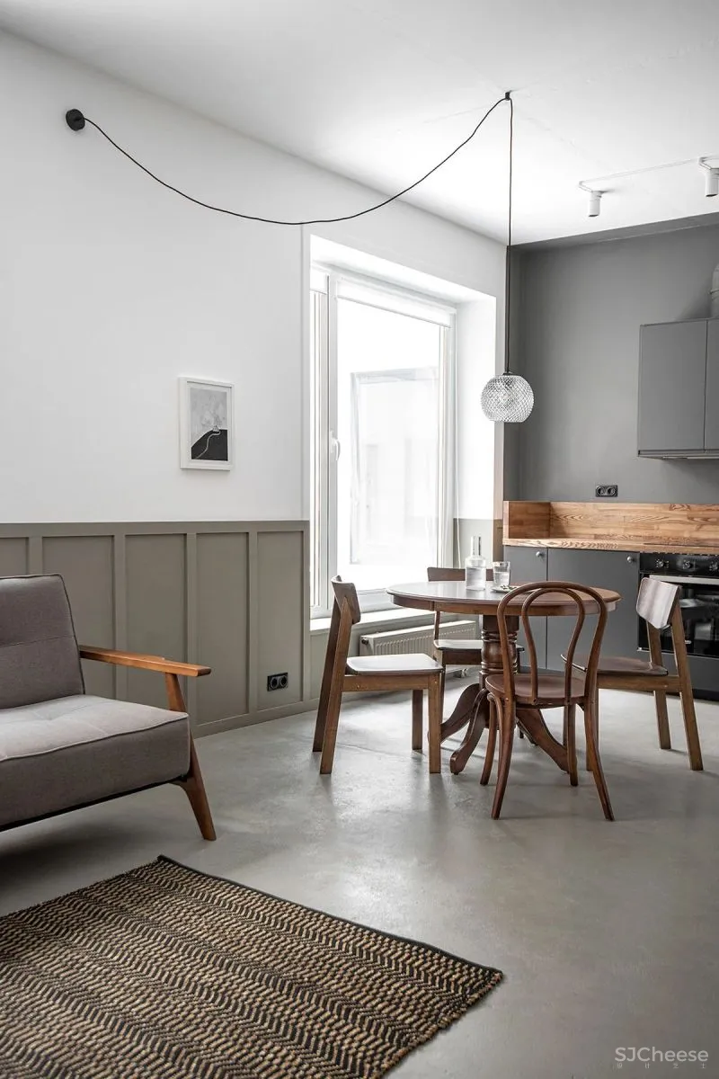 58㎡质感小宅，简约又复古！