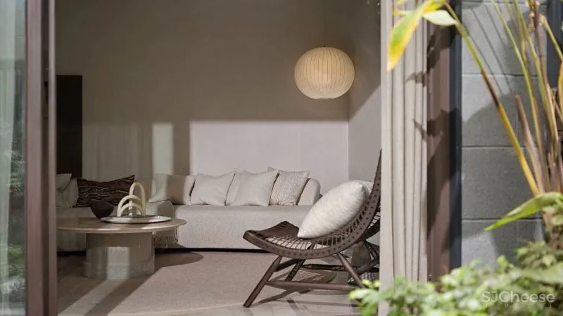 散淡自然的山居叠墅,一派东方野逸之美!