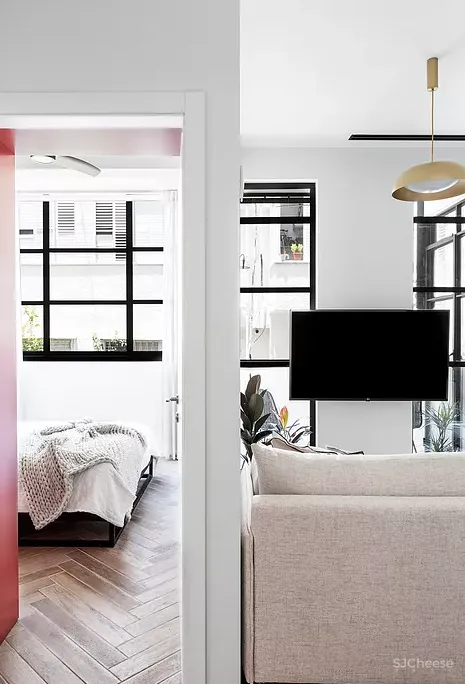 一座60平米的老屋翻新,不仅明媚灵动,还用上了近期大火的各种玻璃!