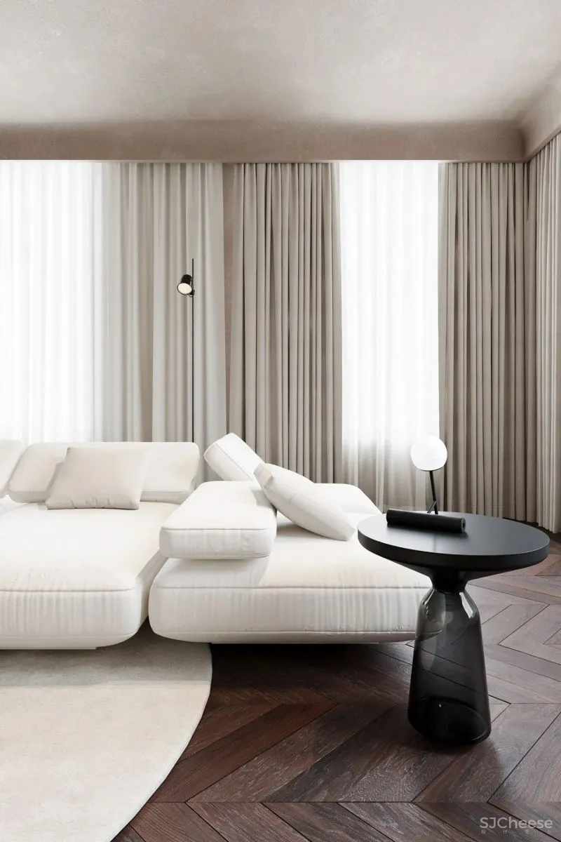 110㎡现代简奢风，就是这么撩人！