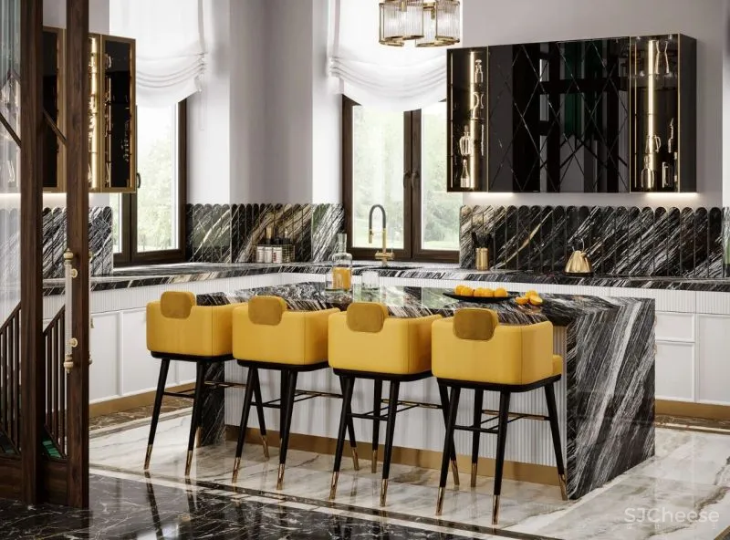 1100m²豪宅:看惯了极简,有点怀念这种“金碧辉煌”