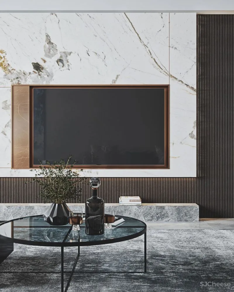 2021年电视墙设计,应该是这样的...