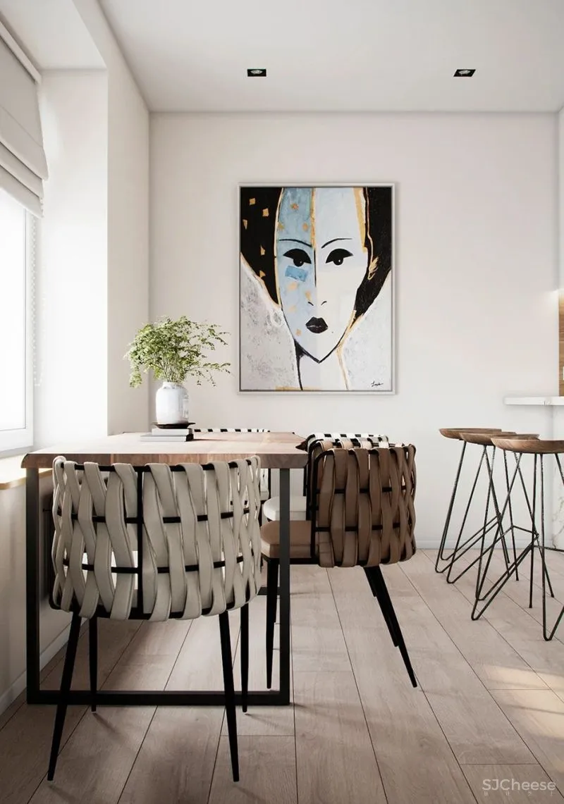 极简白 原木,耐看才是家的样子!