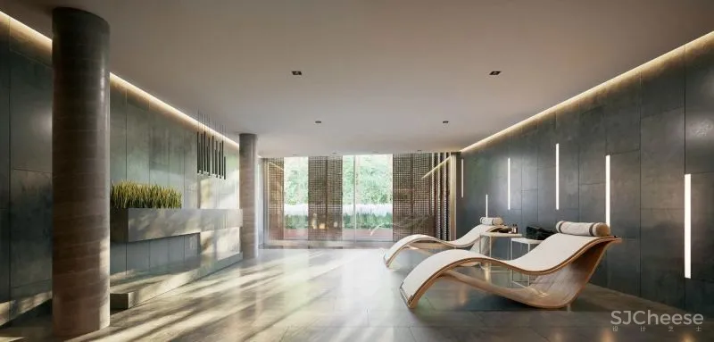 每个户型都有超大泳池,任何大平层跟它比都弱爆了!