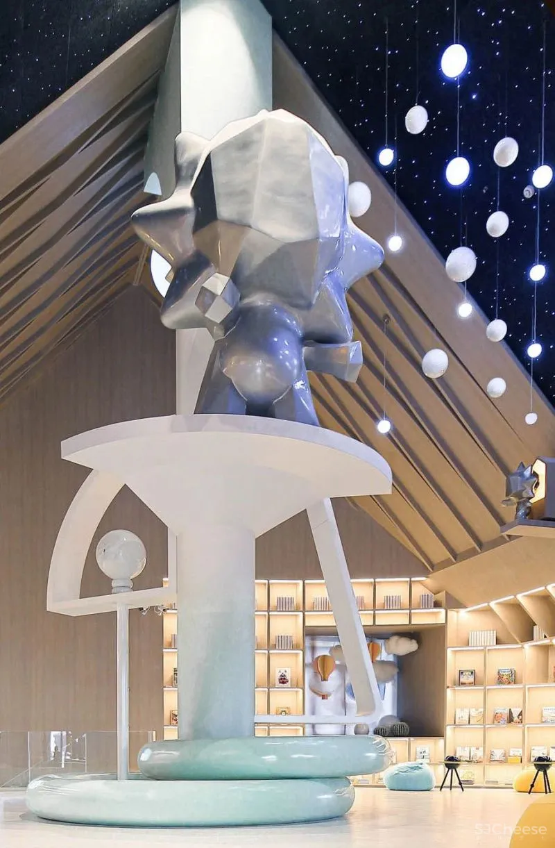 源于安徒生的设计灵感,钢筋水泥下的童话书屋 宇合光年