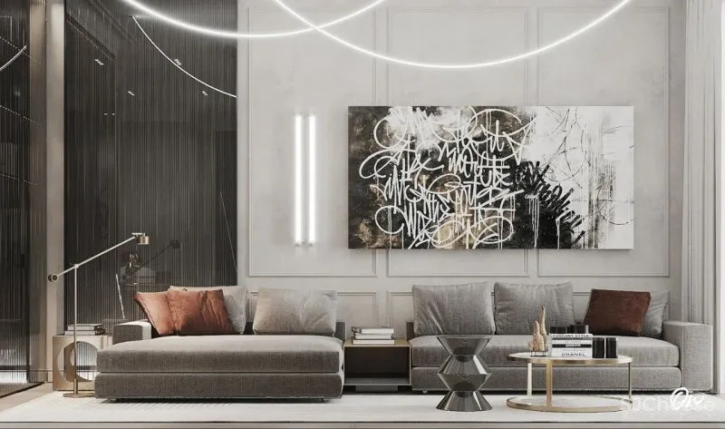 107m²高级灰的轻奢质感