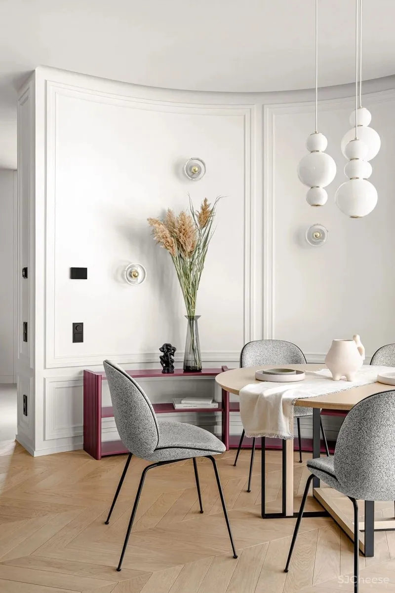 像森林的风,像湖面的波,像娇嫩的花!这间146平米住宅太清新了