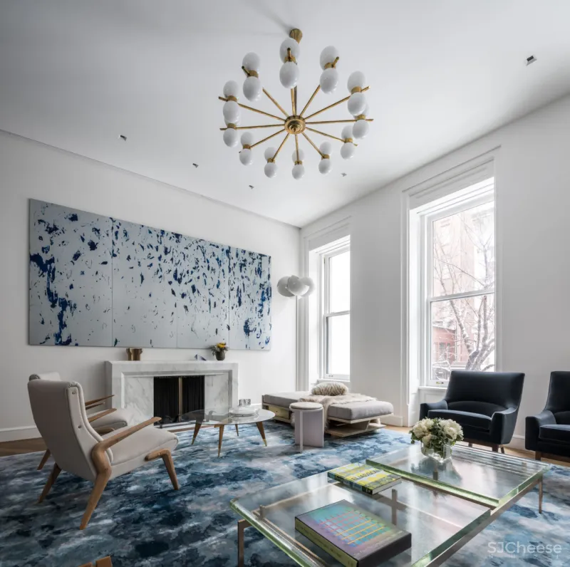 370㎡ 四居室公寓翻新,入户玄关美成了艺廊,这才是奢居典范