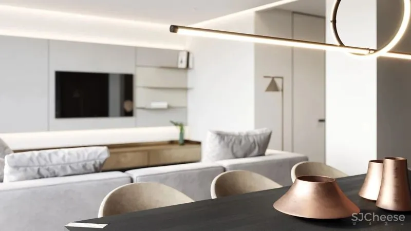 104㎡轻奢公寓,高级大气