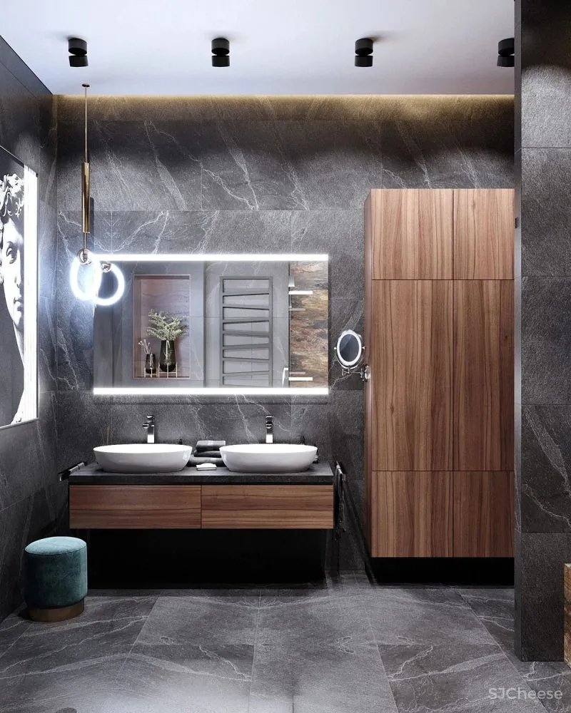 钴蓝色点燃空间气质