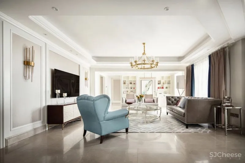 简约美式，浪漫不失温馨的优雅美居 漾设计