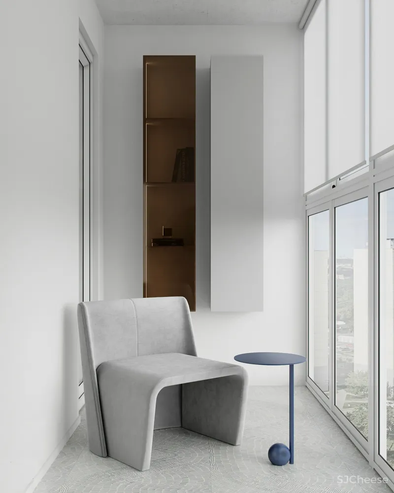 74㎡二居室,墙面这样做拼接,好看又个性!