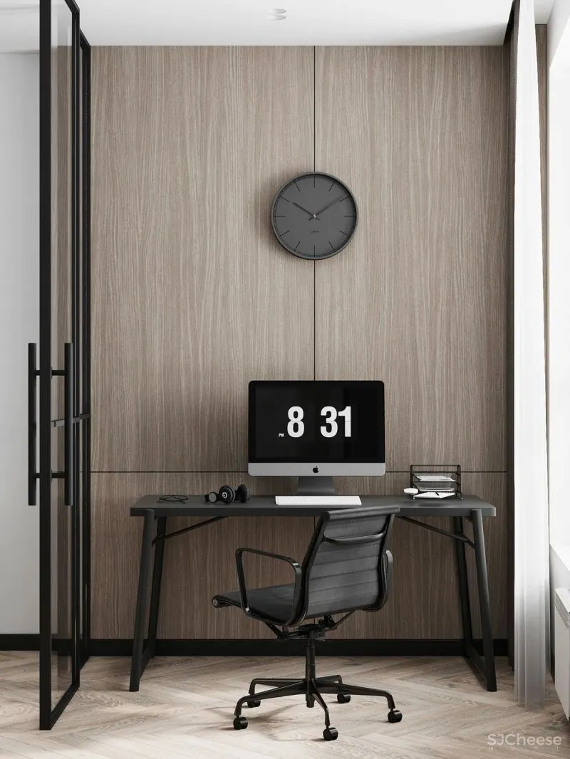 简约风小公寓,卧室隔断这样装立马多间小书房!