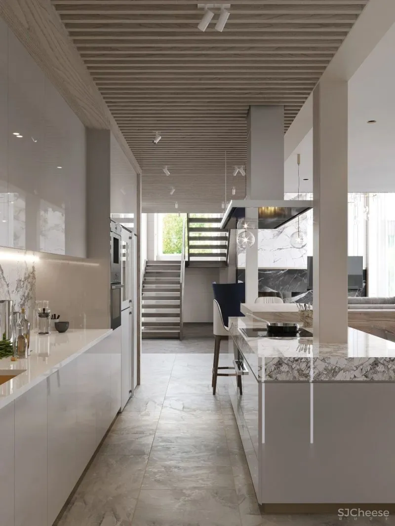 190㎡带露台的三居室，宁静简练！