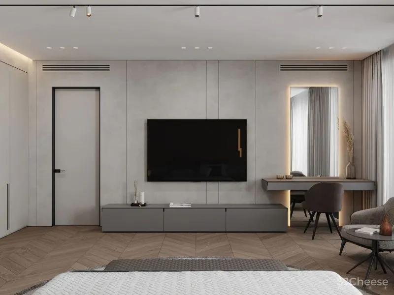 190㎡带露台的三居室，宁静简练！