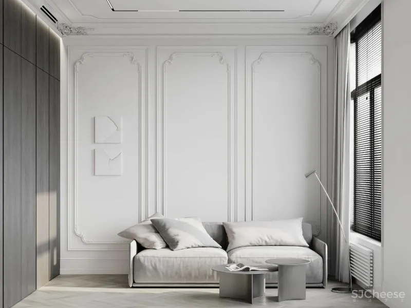 石膏线 极简白,美的不可方物!
