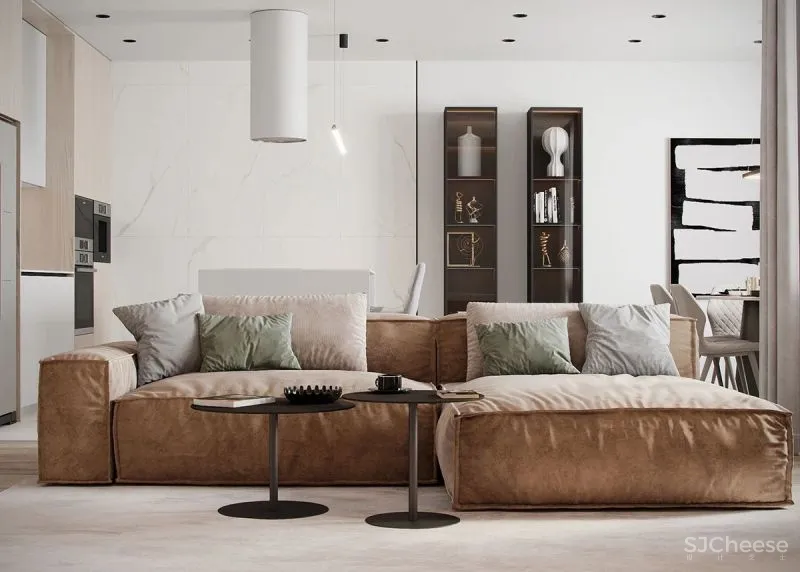 极简白 原木,耐看才是家的样子!