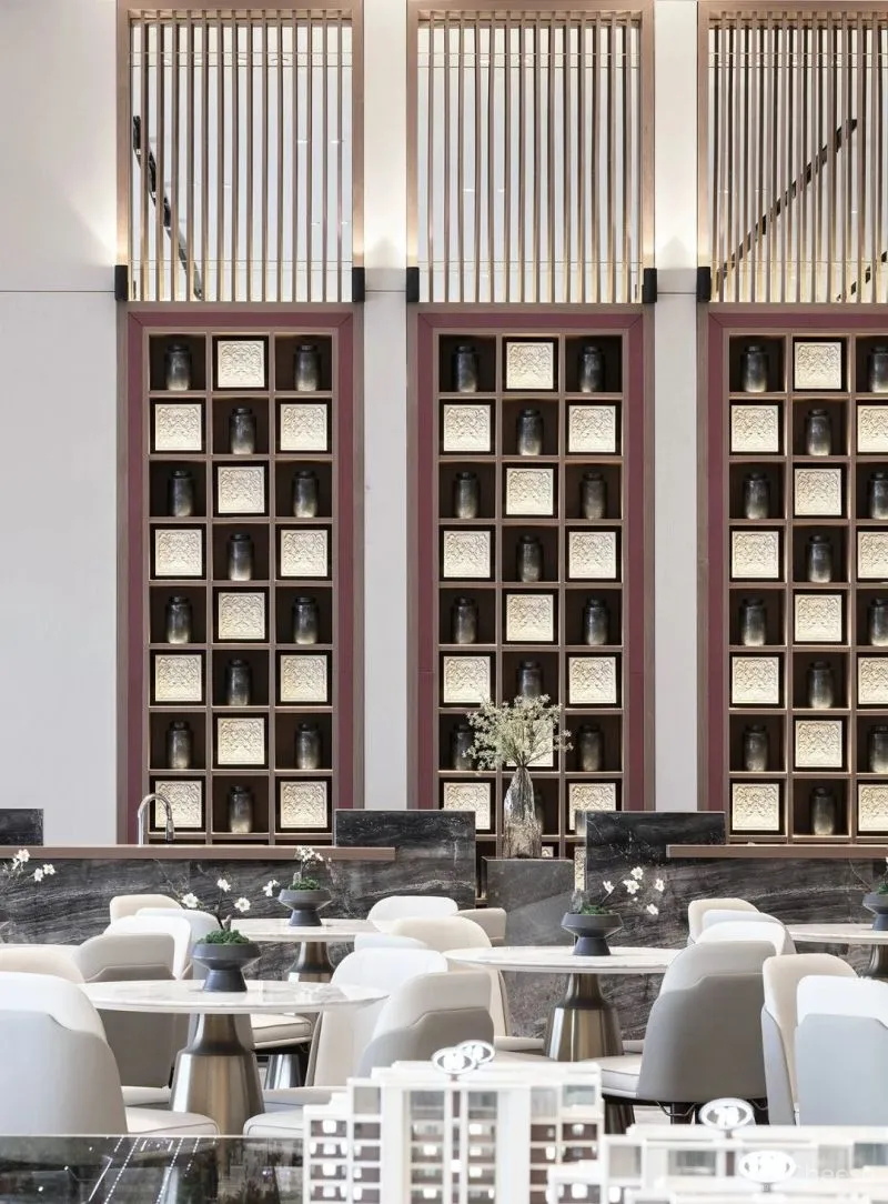 东方诗意与自然美学的交叠融合 奥园东麓晴川销售 中心香港方黄设计