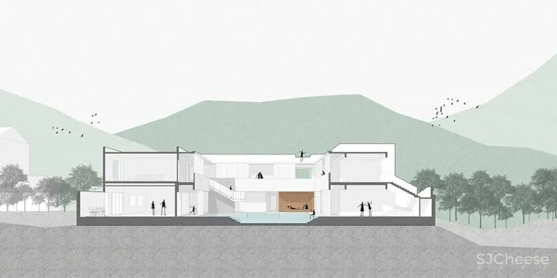 新作 山脚下的空间漫游 沂蒙·云舍,山东临沂 灰空间建筑事务所