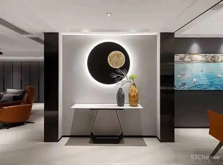 玄关墙这样设计,一进门就“旺”到你!